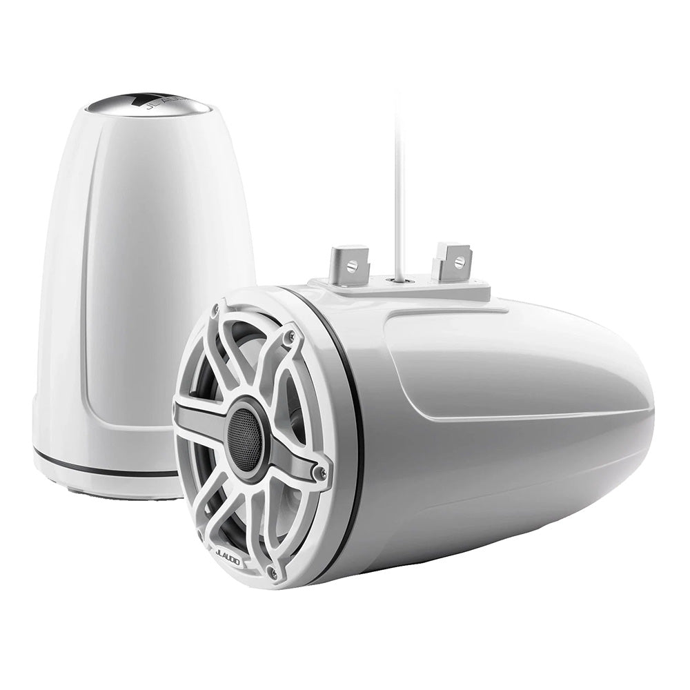 JL Audio M6 Series 7.7" Enclosed Tower Coaxial System w/Gloss White Sport Grille - M6-770ETXv3-Gw-S-GwGw (010-03277-00)