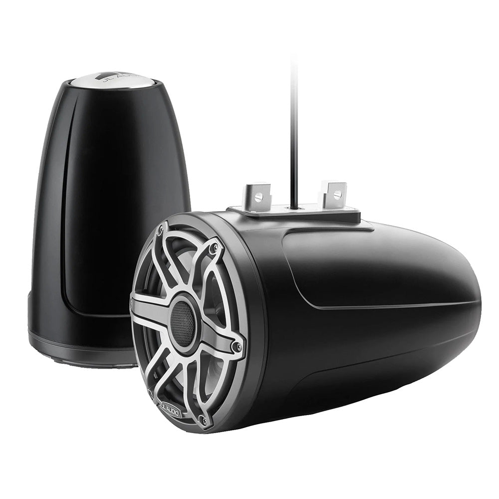 JL Audio M6 Series 7.7" Enclosed Tower Coaxial System w/Titanium Sport Grille - M6-770ETXv3-Sb-S-GmTi (010-03279-00)