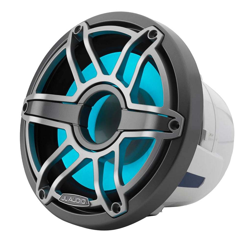 JL Audio M6 8" Marine Subwoofer w/Titanium Sport Grille and Transflective LED Lighting - M6-8IB-S-GmTi-i-4