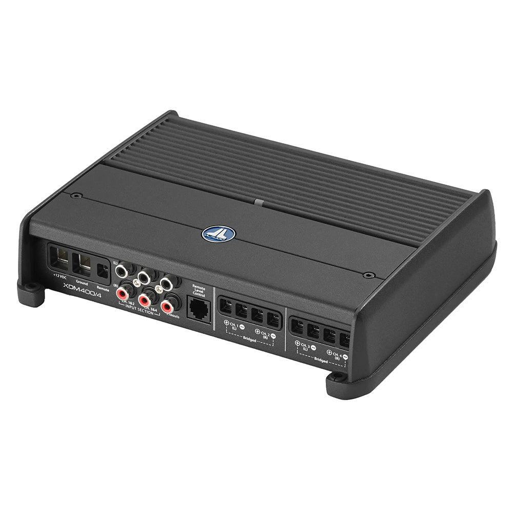 JL Audio XDM Series 400w 4 Channel Amplifier - XDM400/4 (010-03115-00)