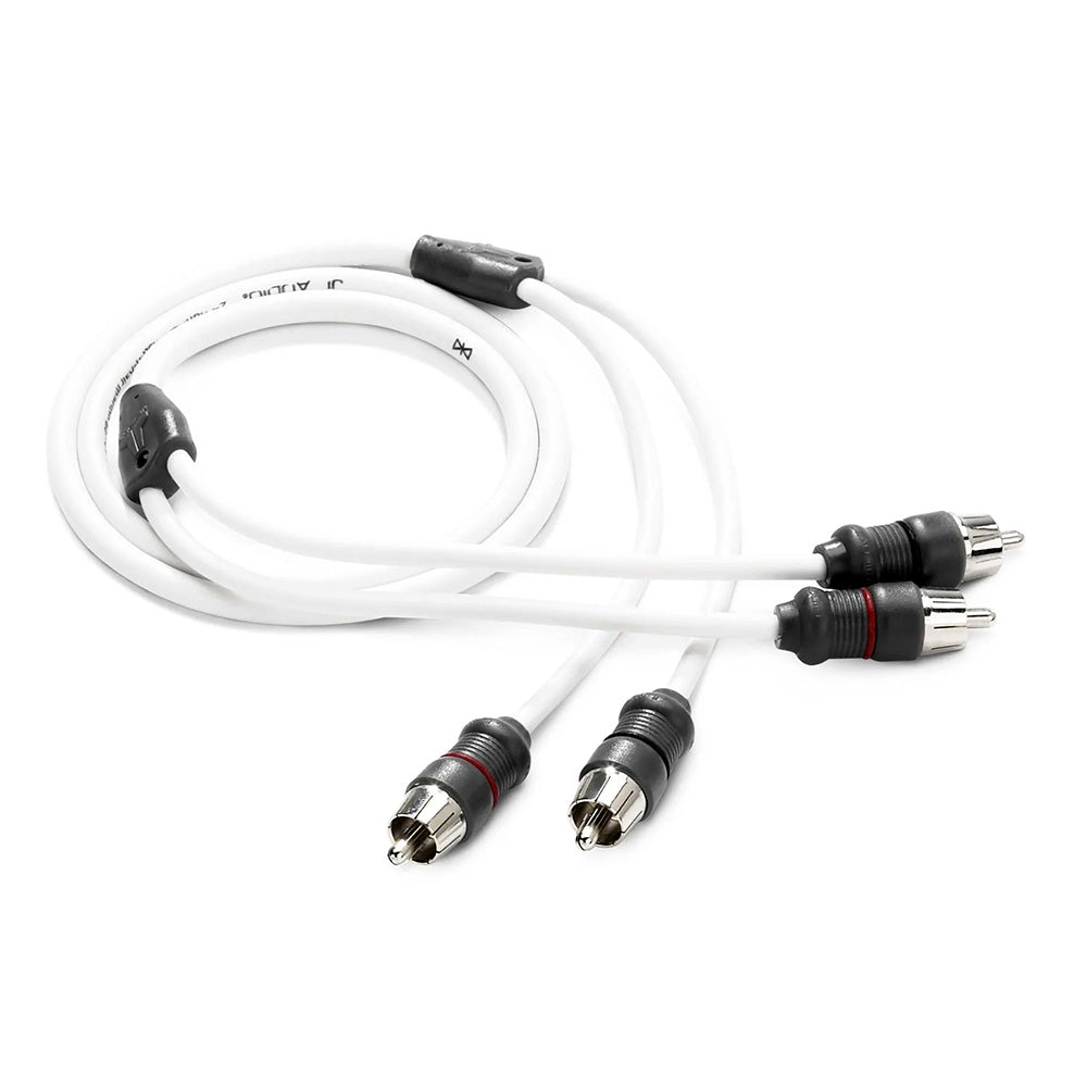 JL Audio 2-Channel 3' Waterproof Audio RCA Cable - XMD-WHTAIC2-3 (010-13446-00)