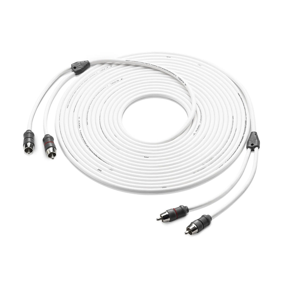 JL Audio 2-Channel 25' Waterproof Audio RCA Cable - XMD-WHTAIC2-25 (010-13415-00)