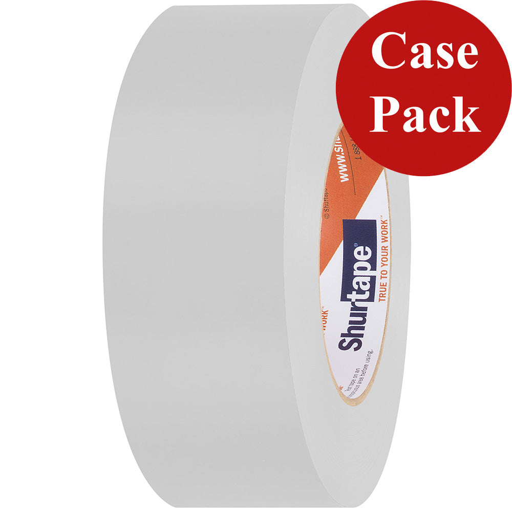 Shurtape UV-Resistant Marine Heat Shrink Tape - 48MM x 55M Roll - Straight Edge White Case of 24 Rolls