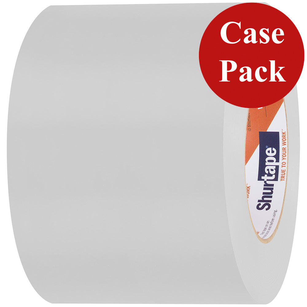 Shurtape UV-Resistant Marine Heat Shrink Tape - 96MM x 55M Roll - Straight Edge White Case of 12 Rolls