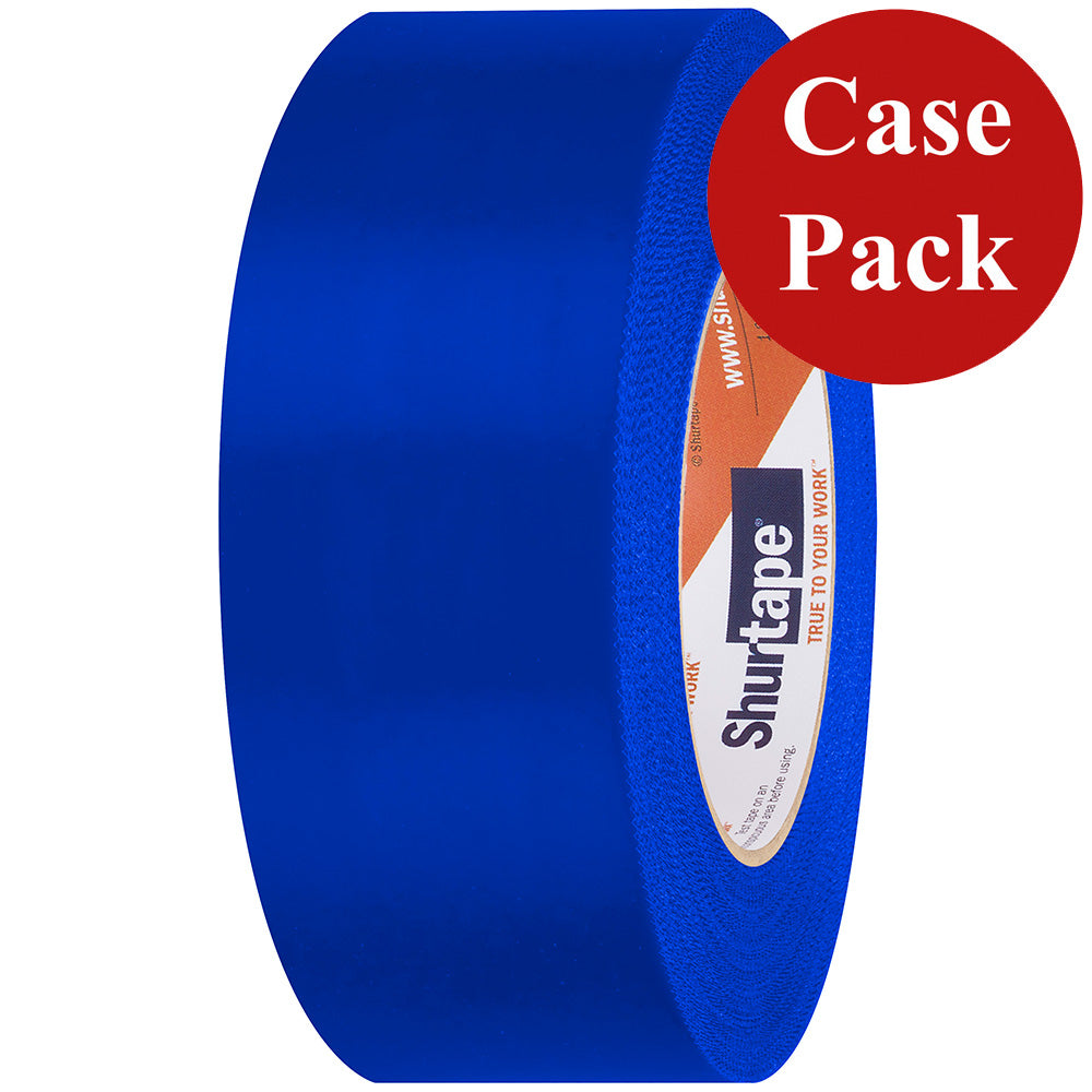 Shurtape UV-Resistant Marine Heat Shrink Tape - 48MM x 55M Roll - Serrated Edge Blue Case of 24 Rolls
