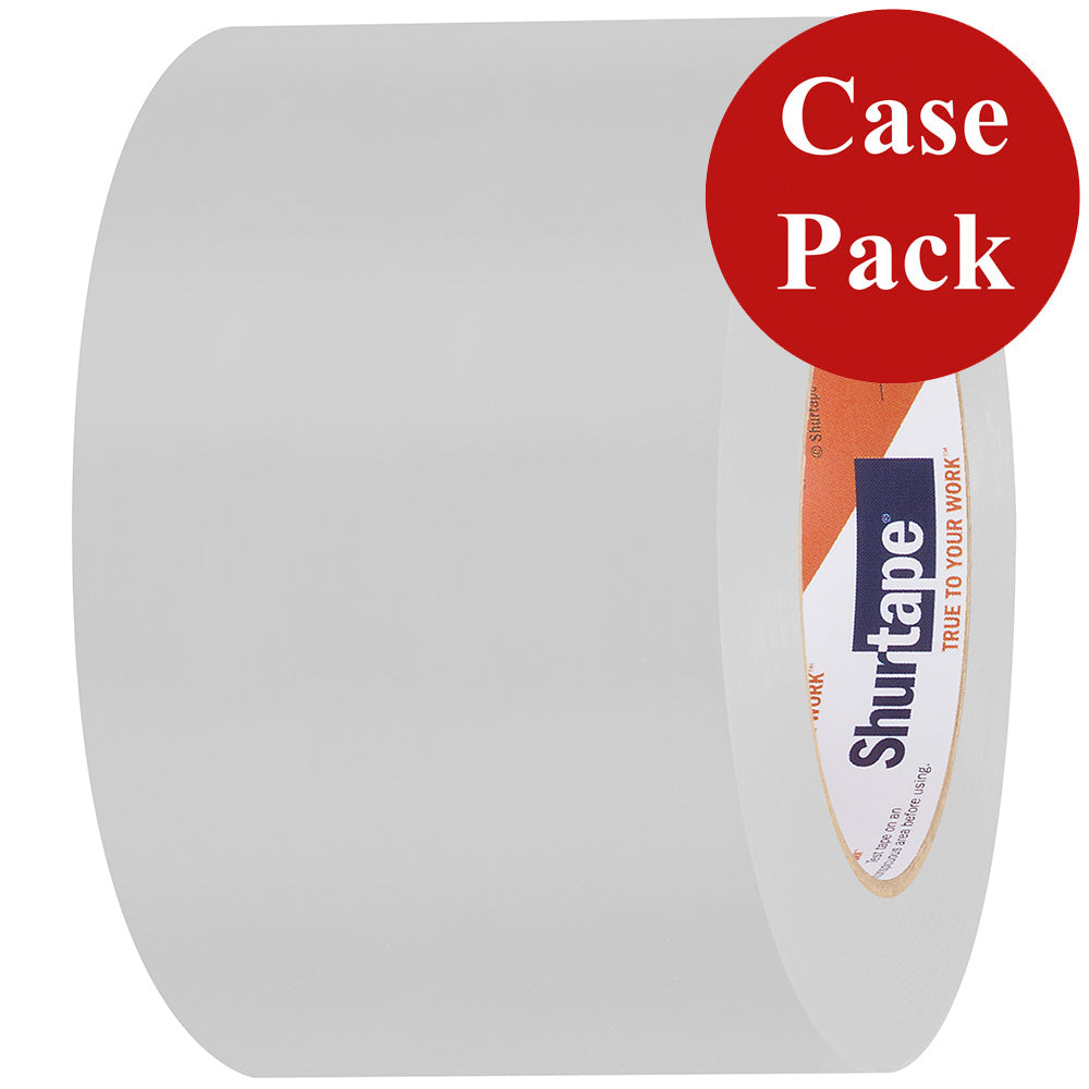 Shurtape UV-Resistant Marine Hull Preservation Tape - 72MM - 33M Roll - Straight Edge White Case of 16 Rolls