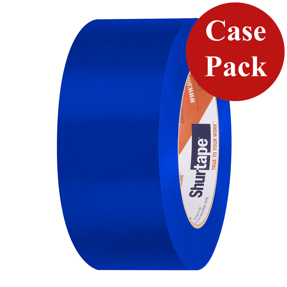 Shurtape UV-Resistant Marine Hull Preservation Tape - 48MM - 33M Roll - Straight Edge Blue Case of 24 Rolls