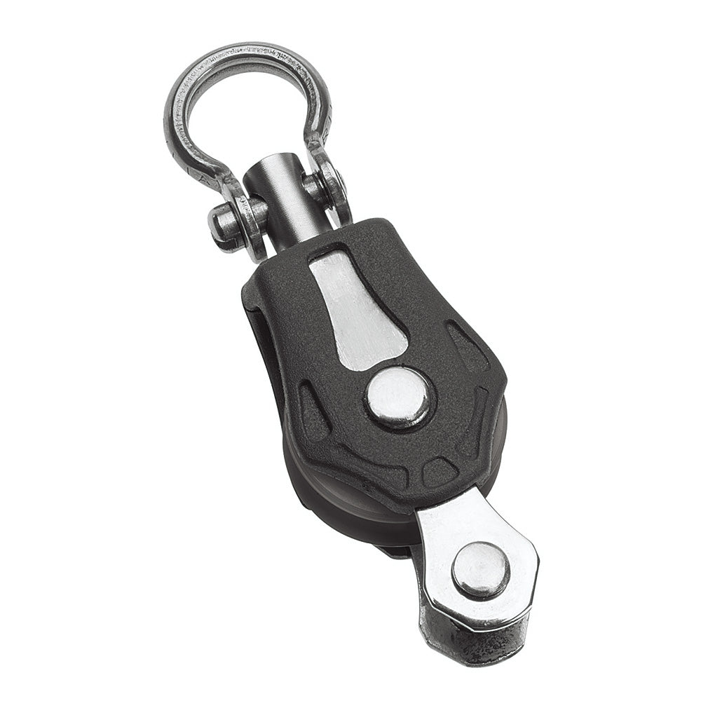 Barton Marine Size 0 20mm Plain Bearing Pulley Block Single Swivel and Becket