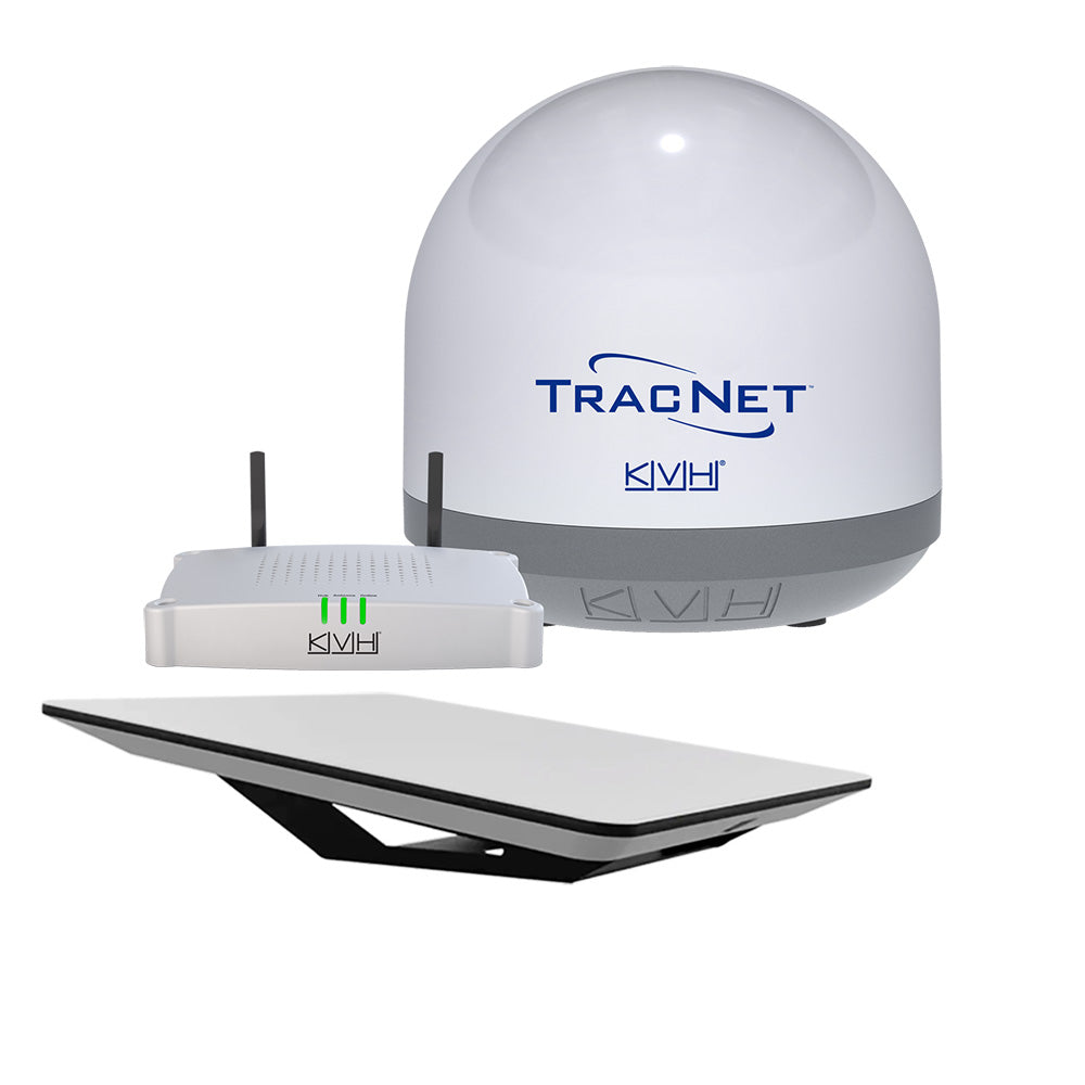 KVH HP Starlink Flat Panel Terminal Kit w/o Router and Ethernet Adapter w/TracNet Coastal Pro 5G/WiFi Compact Terminal