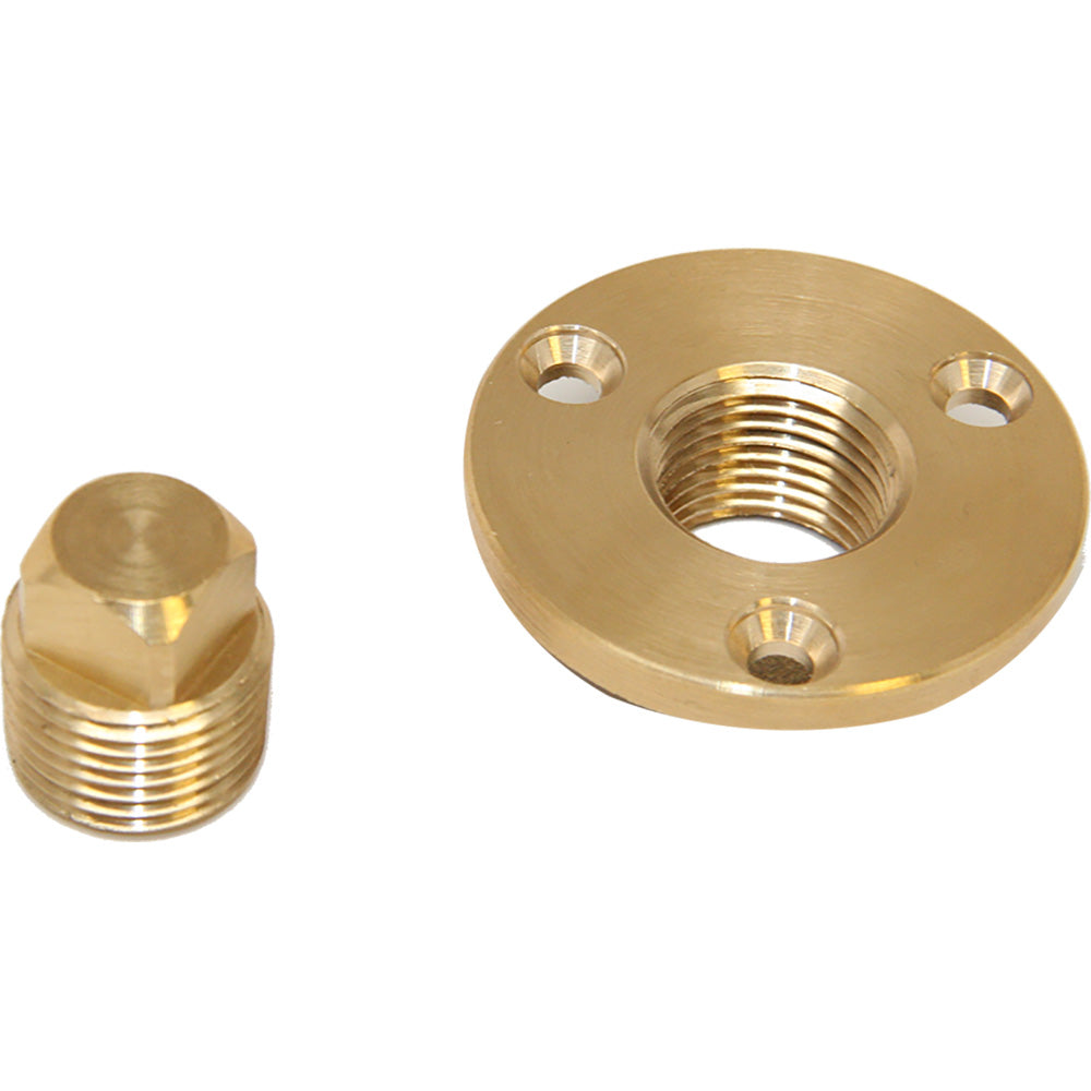 Sea-Dog Garboard Drain and Plug - Machined Bronze