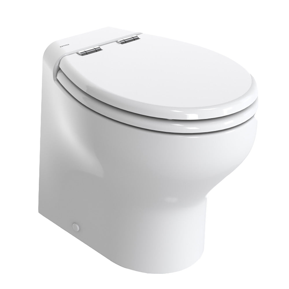 Thetford Silence Plus 2G w/Wood Polyester Soft Close Seat and Standard Solenoid - High, White - 12V