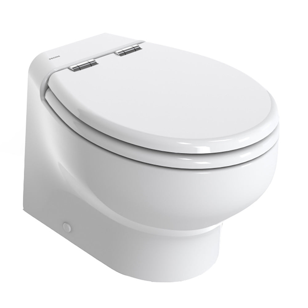 Thetford Silence Plus 2G w/Wood Polyester Soft Close Seat and Standard Solenoid - Short, White - 24V