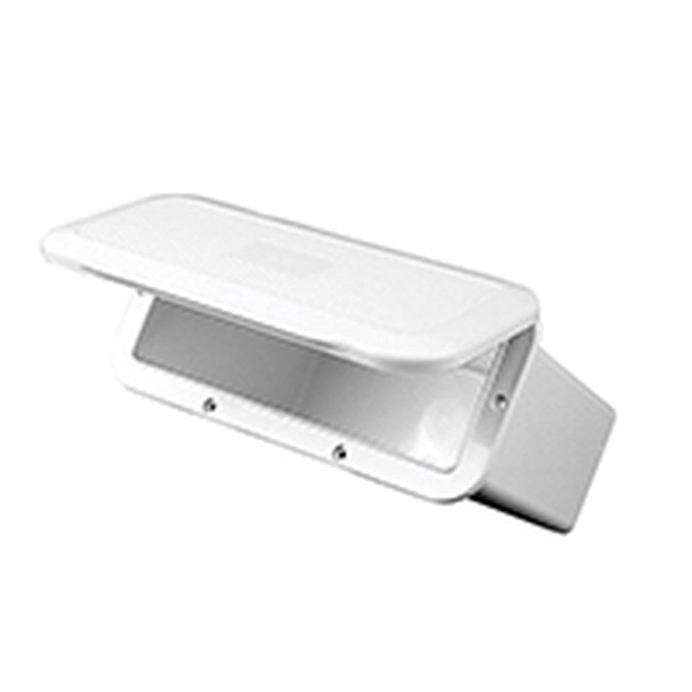 Nuova Rade Utility Storage Hatch, W/ Lid, 5'' X 10'' X 7'' (104 X 235 X 165 Mm), White