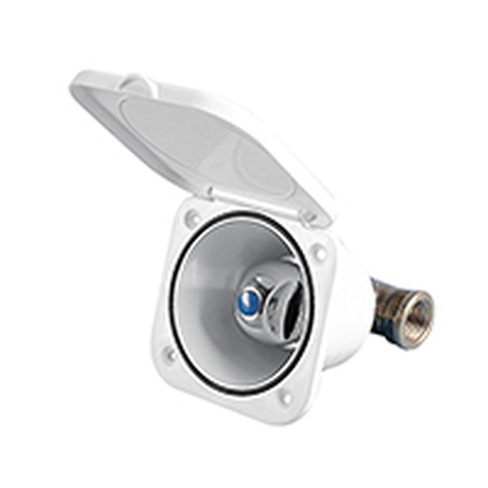 Nuova Rade Case W/ Cold Water Tap, W/ Lid, 4'' X 4'' (95 X 95 Mm), White