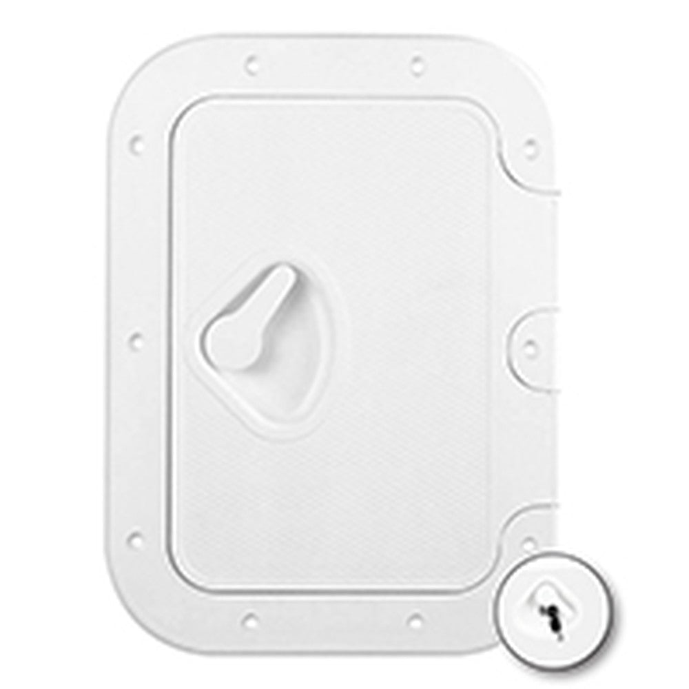 Nuova Rade Classic Hatch W/ Lock, White, 11'' X 15'' (275 X 375 Mm)