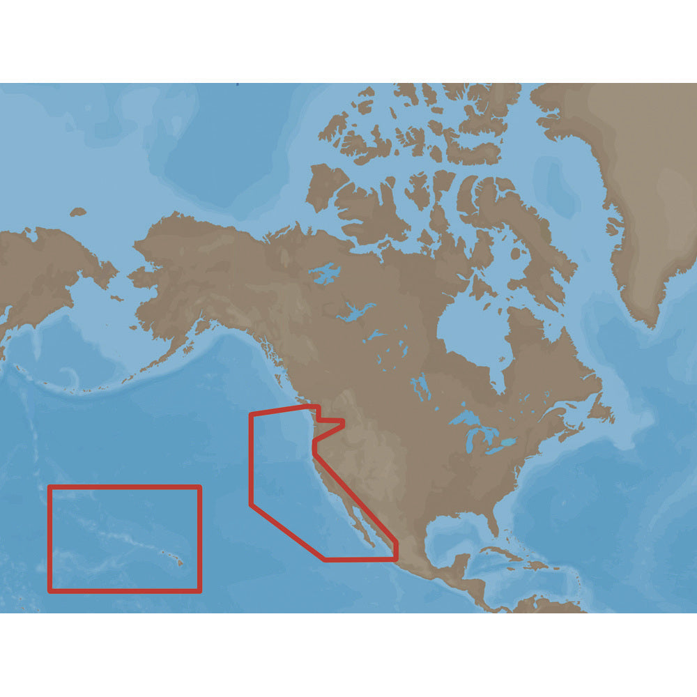 C-MAP MAX NA-M024 - U.S. West Coast and Hawaii - SD Card