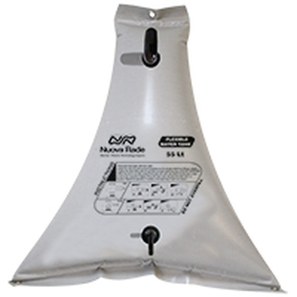 Nuova Rade Flexible Water Tank 33-55/64 X 8-17/64 X 36-39/64''(86X21X93Cm) - 14,5Gal (55Lt) - Grey