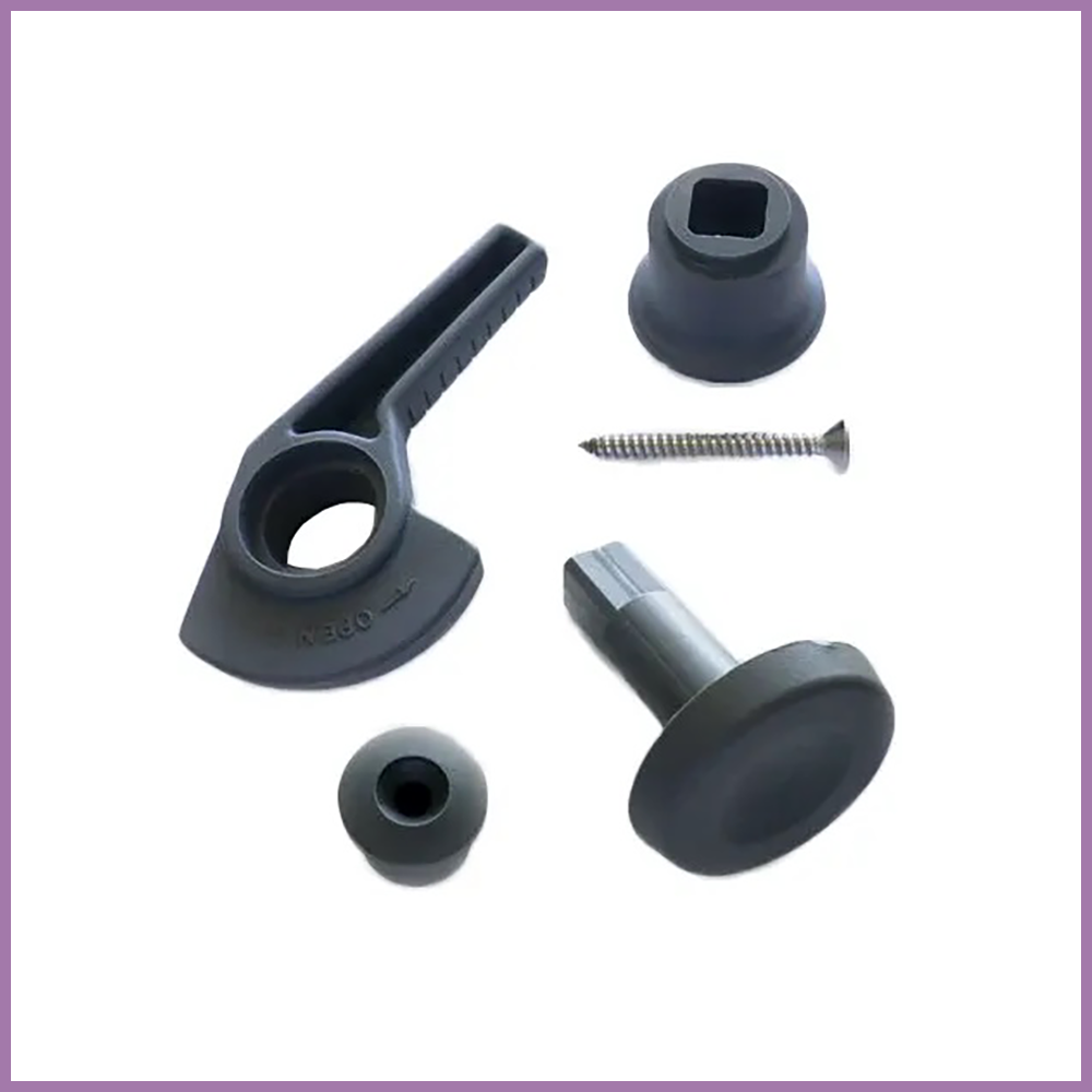 Lewmar Small Gry Lh Hndl Kit Mush