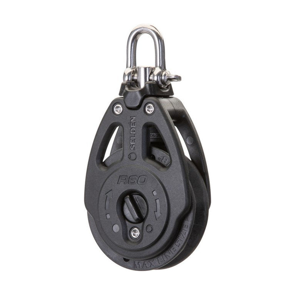 Selden R60 - 60 mm Manual Ratchet Block - Single, Swivel
