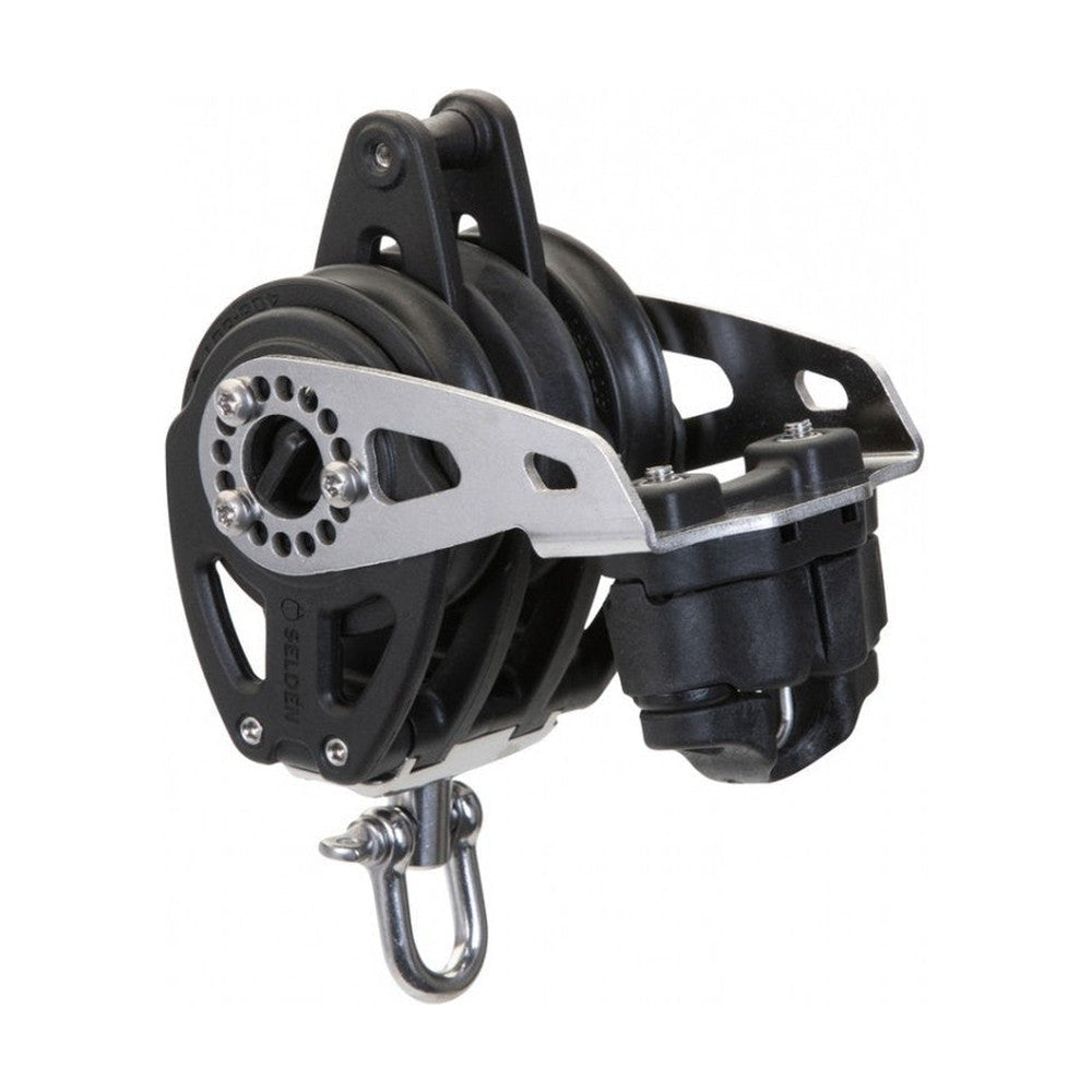 Selden R60 - 60 mm Manual Ratchet Block - Triple, Swivel, Becket, Cam
