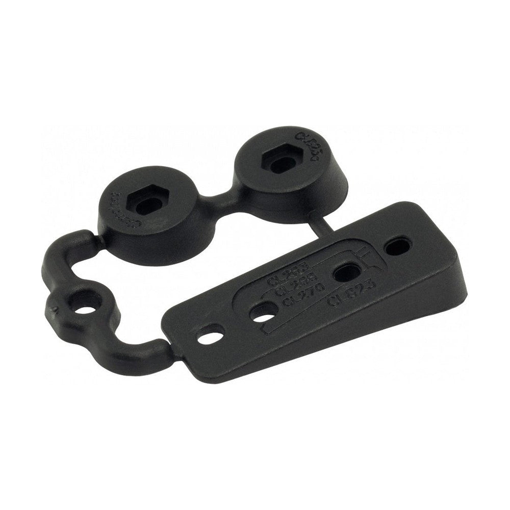 Selden Tapered Valley Cleat Pad with Backplate in Aluminium 47 mm