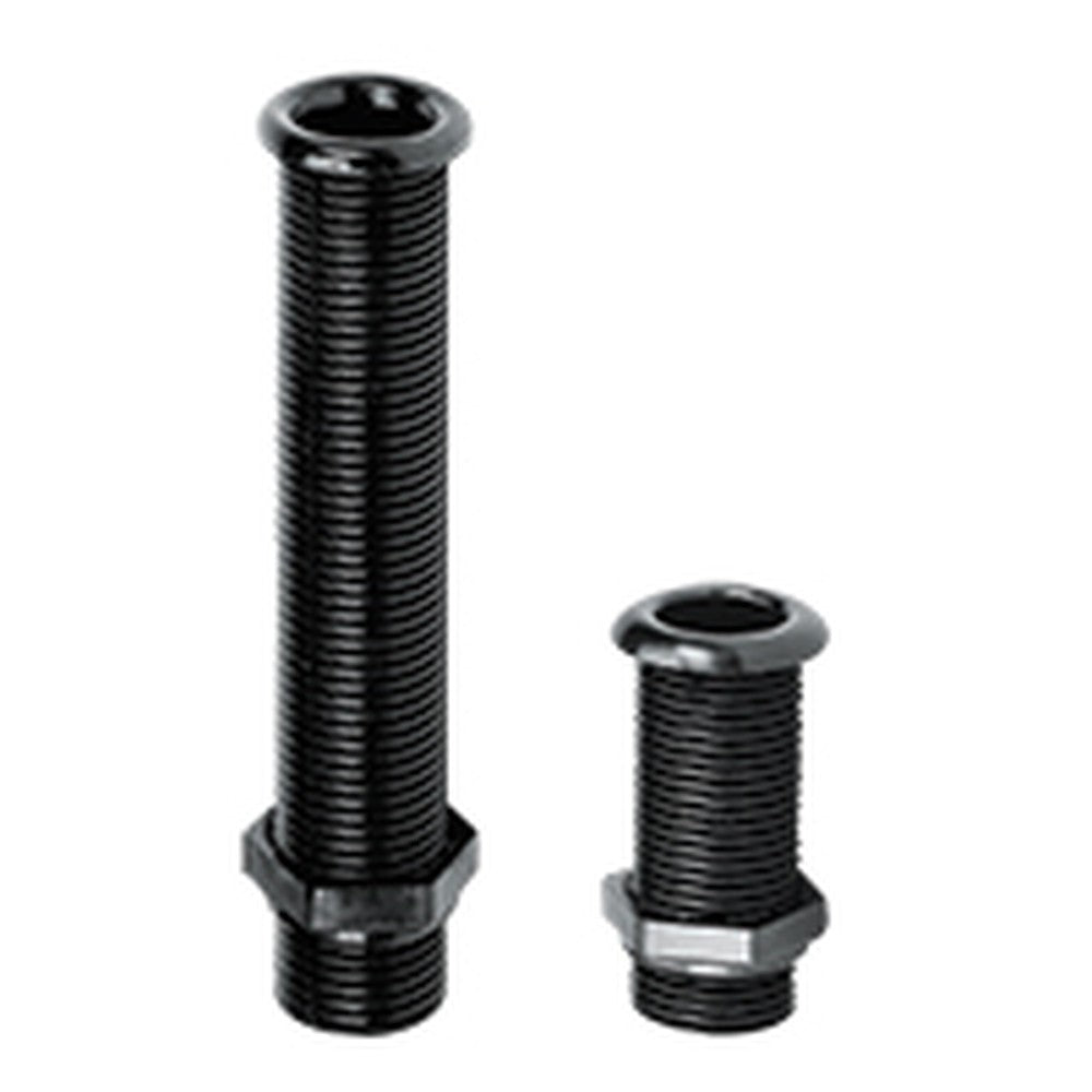 Nuova Rade Thru-Hull Stand. Flange, 1'', Int.Ø1'' (Ø25 Mm), L 3'' (62 Mm), Black