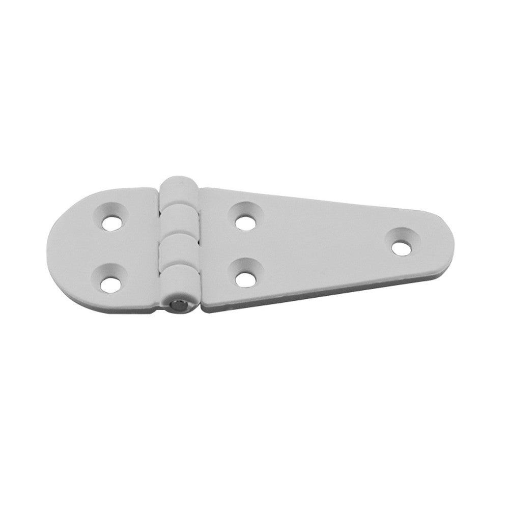 Nuova Rade Hinge Polyamide, Semi-Oval, 5'' X 2'' X 1'' (108 X 40 X 4.5 Mm), White