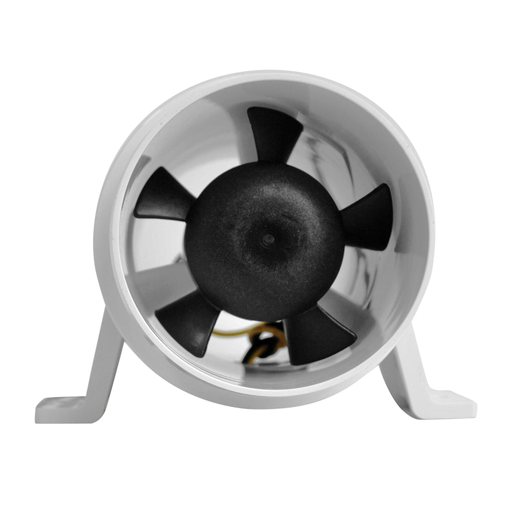 Attwood Turbo 3000 Series Water-Resistant, In-Line Blower - 12V - White