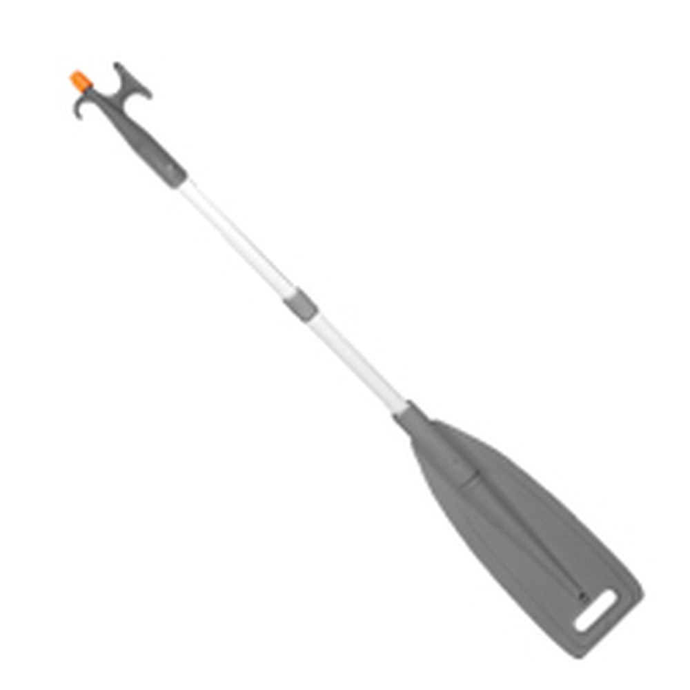 Nuova Rade Paddle Telesc. W/Double Hook, Ø1-3/16''(30Mm) L 61-27/64 - 79-59/64''(156-203Cm),Grey
