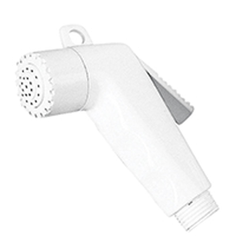 Nuova Rade Shower Head, Abs, Short, 1/2'' Thread W/O Hose, White