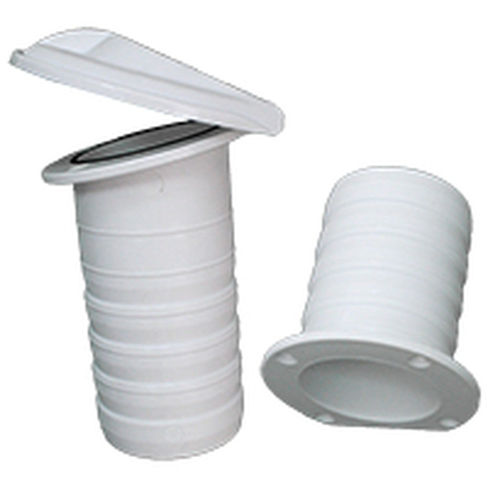 Nuova Rade Thru-Hull System W/Flap, For Hose Ø4'' (Ø79 Mm), White
