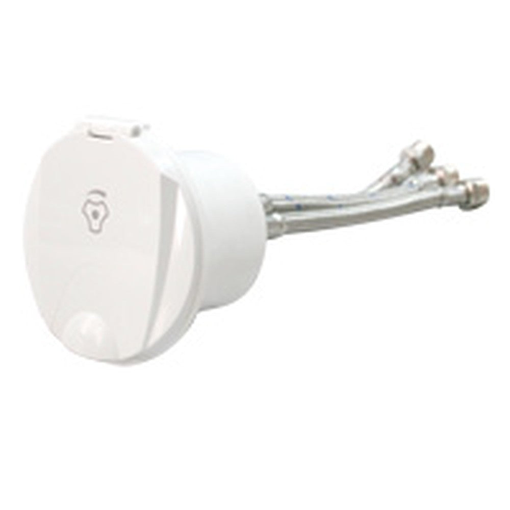Nuova Rade Case W/Mixer Tap (3-Hose Conn.) W/Lid White