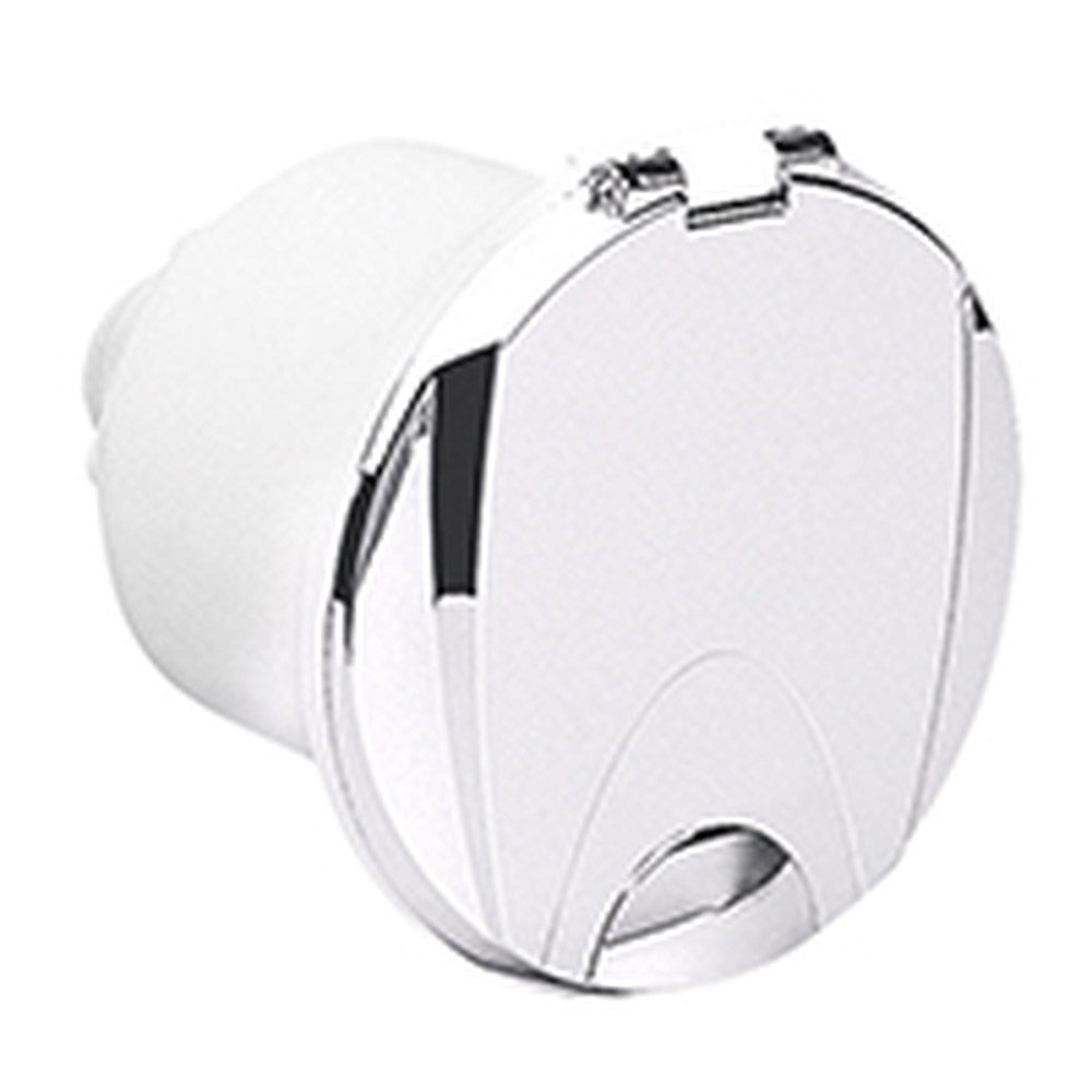 Nuova Rade Case W/Sea Water Outlet, W/Lid, Straight Conn. White