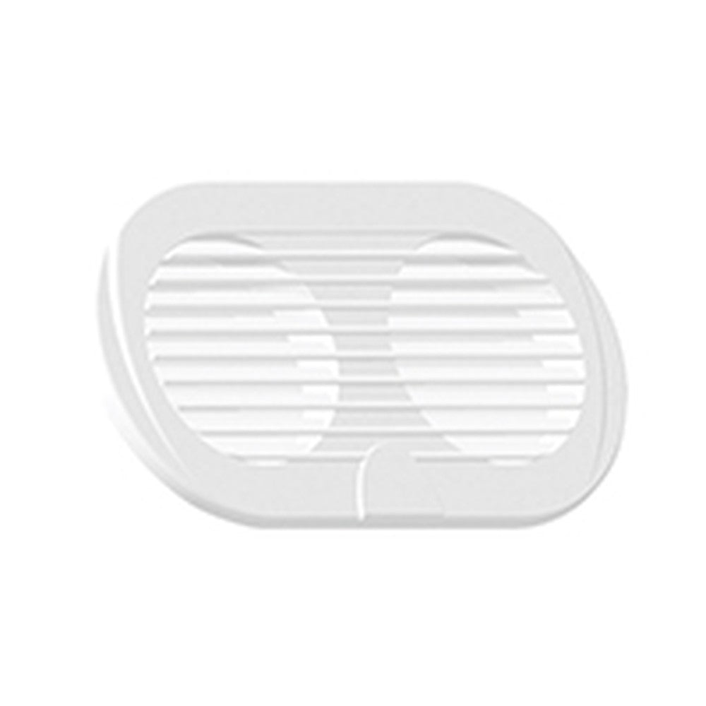 Nuova Rade Vent. Shaft Grilles, Double, Ø3'' (76 Mm), 8'' X 5'' (195 X 105 Mm), White
