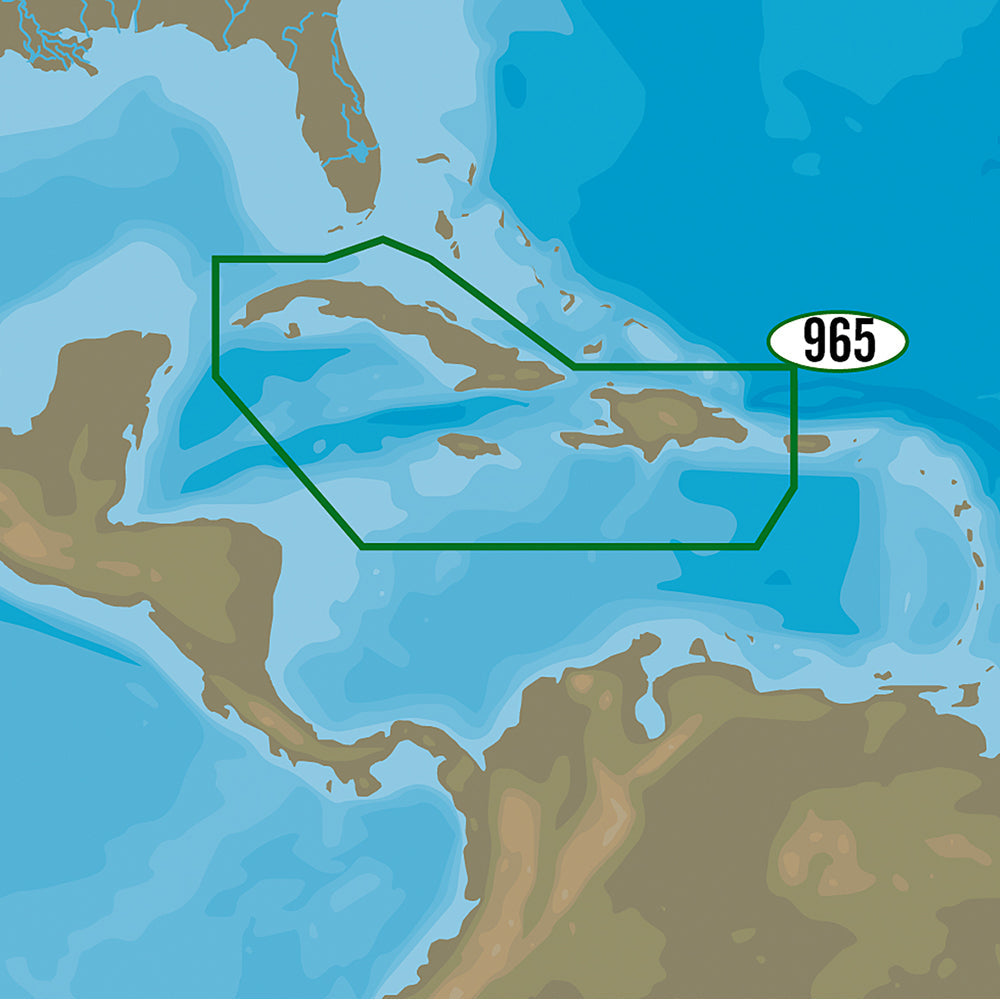 C-MAP 4D NA-D965 - Cuba, Dominican Republic, Caymans and Jamaica