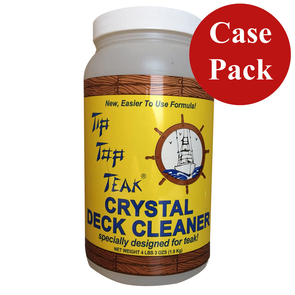 Tip Top Teak Tip Top Teak Crystal Deck Cleaner - Half Gallon (4lbs 3oz) - Case of 6