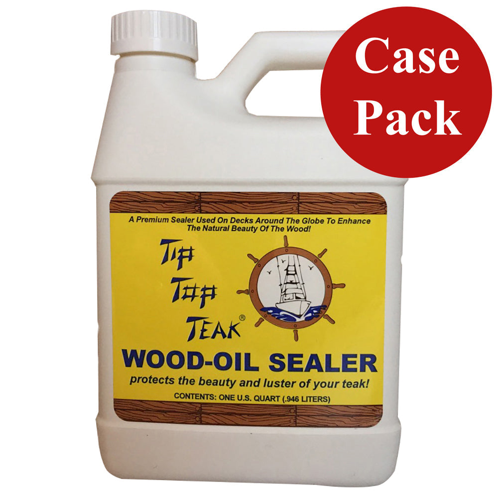 Tip Top Teak Tip Top Teak Wood Oil Sealer - Quart - Case of 12