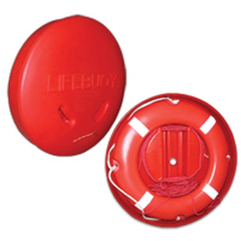 Lalizas Set Of Lifebuoy Ring Case W/ 70090 Ring & Floating Rope