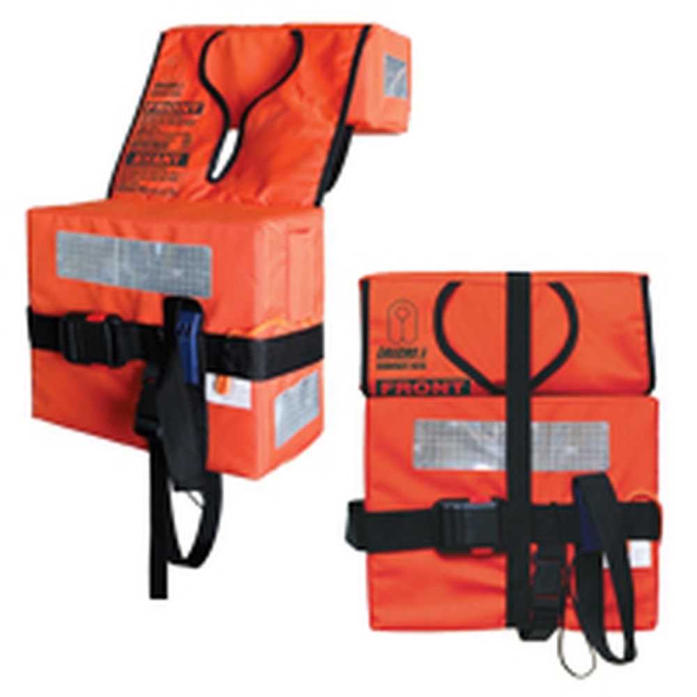 Lalizas Foam Folding Lifejacket Compact, Solas/Med-Mer, Adult, Orange