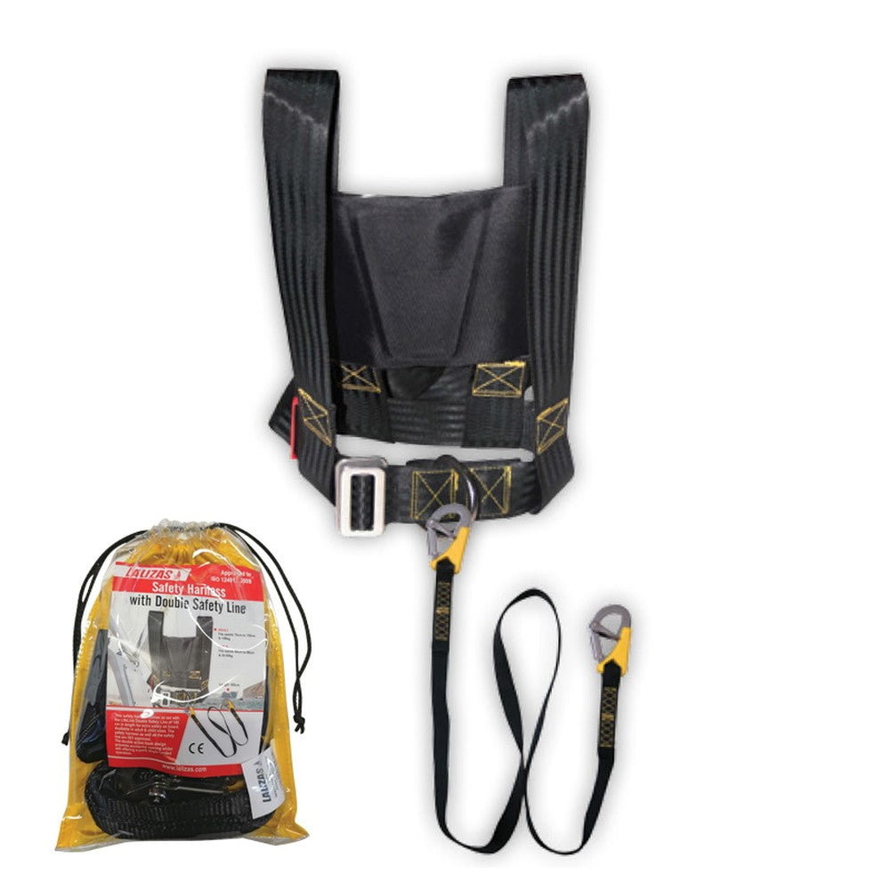 Lalizas Safety Harness & Saf. Line, Double, L 6' 1'' (185 Cm), Iso, Child, Set