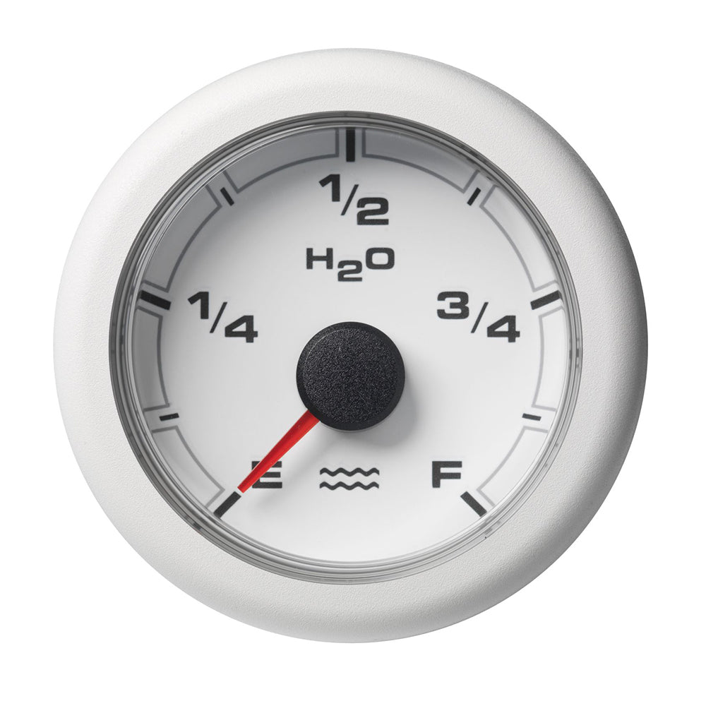 Veratron 52MM (2-1/16") OceanLink Fresh Water Empty Gauge - White Dial and Bezel