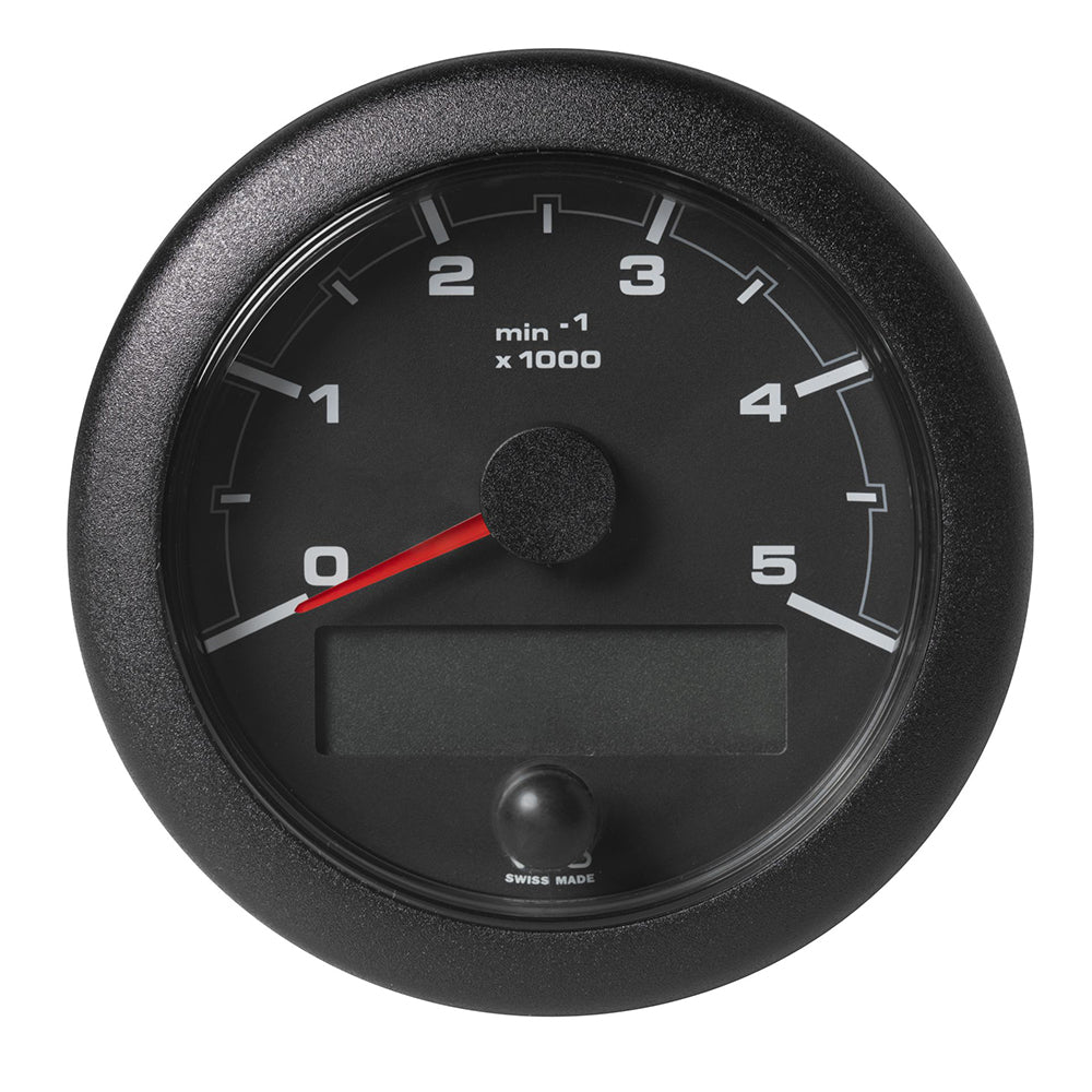Veratron 3-3/8" (85MM) OceanLink NMEA 2000 Tachometer - 5000 RPM - Black Dial and Bezel