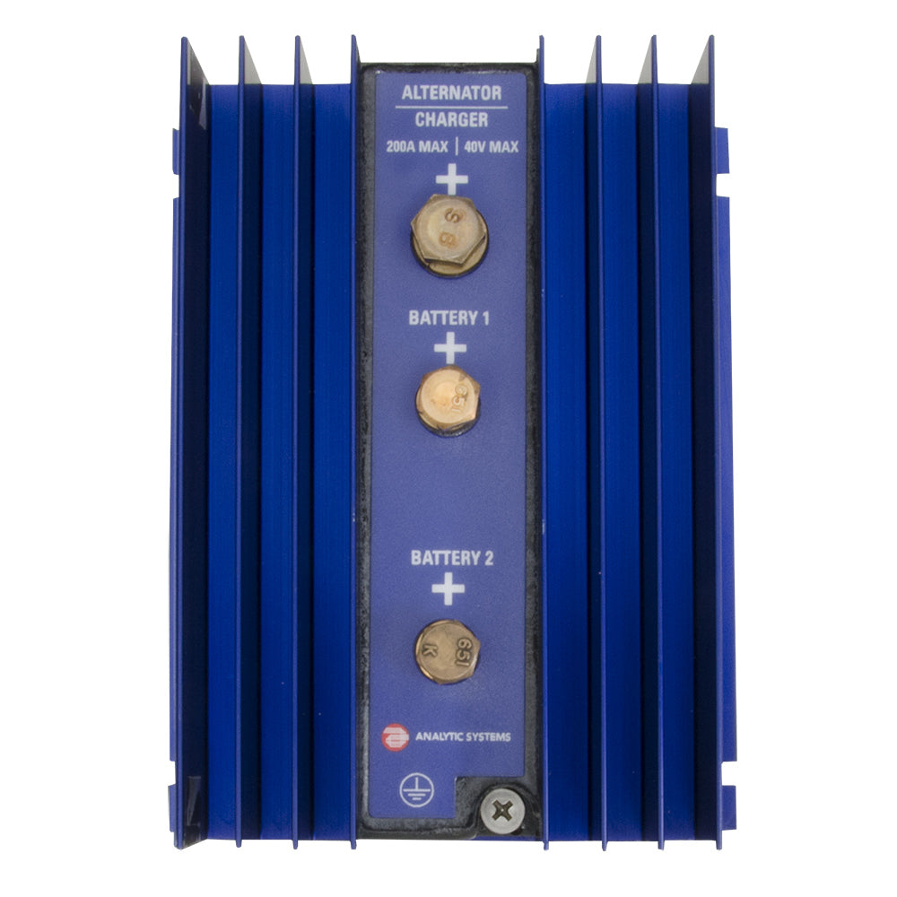 Analytic Systems 2-Bank Battery Isolator, 200A, 40V (IBI2-40-200)