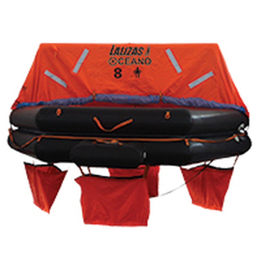 Lalizas Liferaft Solas Oceano,Mer,Throw-Overboard Type,8 Prs,Canister (A)