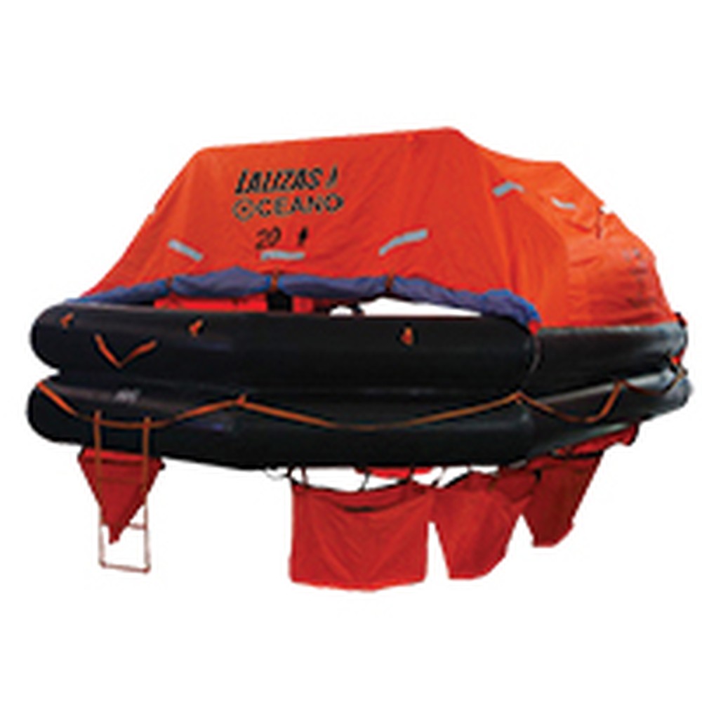 Lalizas Liferaft Solas Oceano,Mer,Throw-Overboard Type,20 Prs,Canister (A)