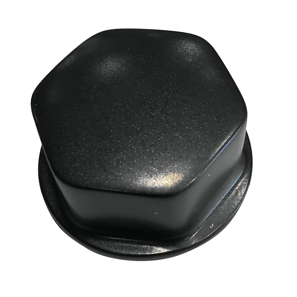 Schmitt Marine Faux Center Nut Black w/1/2" and 5/8" M12 Base f/Cast Steering Wheels