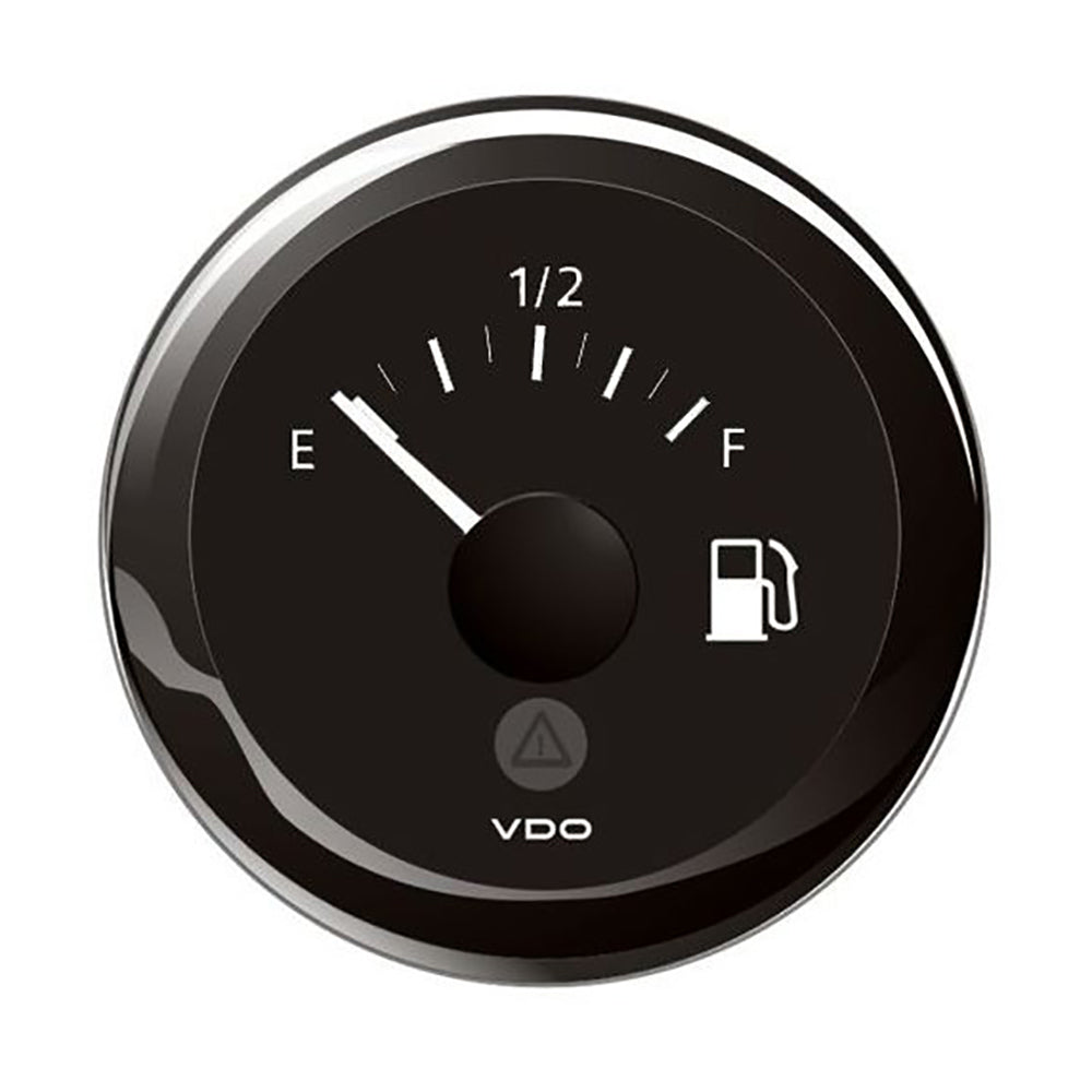 Veratron 52MM (2-1/16") ViewLine Tank Level Gauge E/F - 3-180 Ohm - Black Dial and Bezel