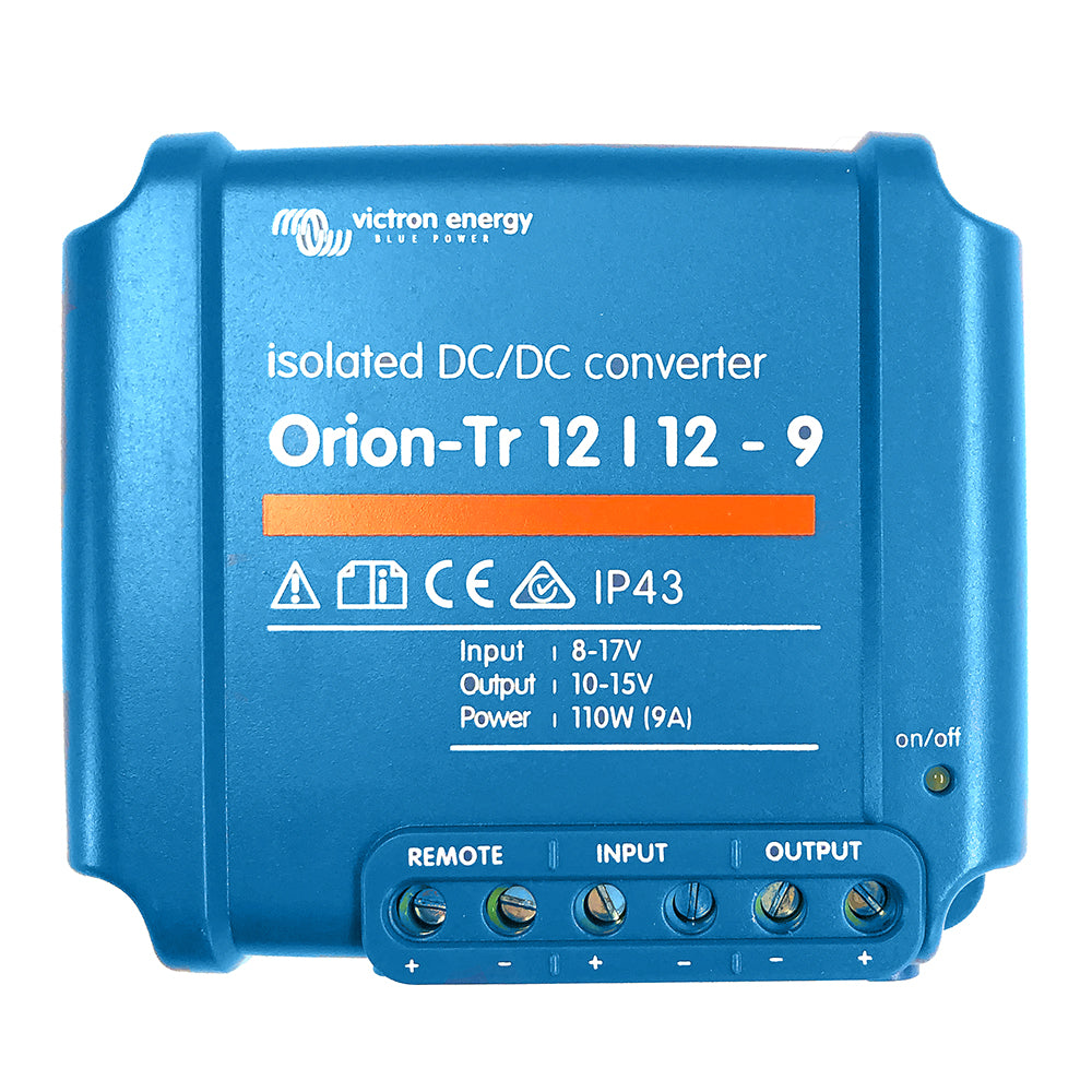 Victron Orion-TR DC-DC Converter - 12 VDC to 12 VDC - 9AMP Isolated (ORI121210110R)