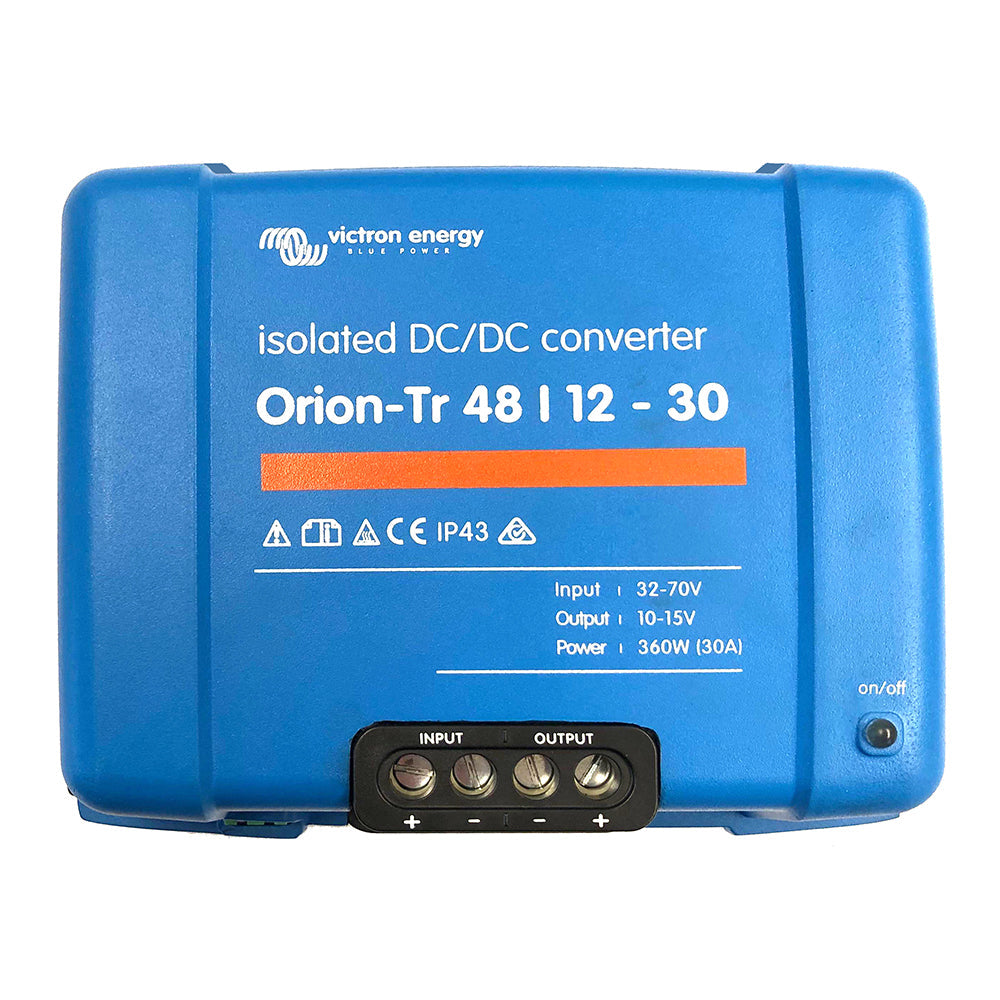 Victron Orion-TR DC-DC Converter - 48 VDC to 12 VDC - 30AMP Isolated (ORI481240110)