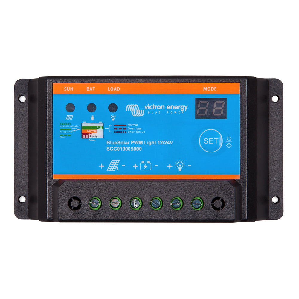 Victron BlueSolar PWM-Light Charge Controller - 12/24V - 20AMP (SCC010020020)